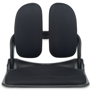 Chair Club 折疊式網布和室椅 人體工學設計 透氣網眼材質, 黑色