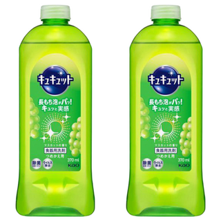 Kao 花王 Cucute 珂珂透 餐具洗碗精補充瓶 370ml, 2瓶