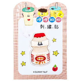 Sunny 三瑩文具 哩哩扣扣 刺繡裝飾貼 繡貼布 台灣製造, 多多, 3件