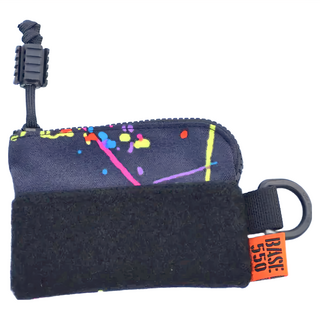 BASE 550 EDC小包, 500D Cordura尼龍布, YKK塑鋼拉鍊, 6061鋁合金, 11 x 9cm, 潑漆色