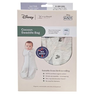 ergoPouch 二合一舒眠包巾 有機棉 0.2TOG