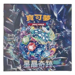 PoKeMoN 寶可夢 集換式卡牌遊戲 9歲以上 30包, 朱&紫 星晶奇跡, 1盒