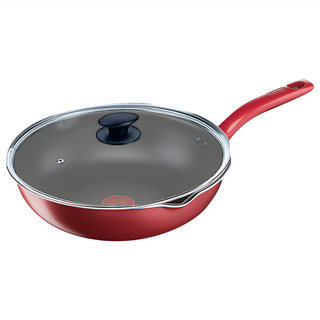 Tefal 特福 美食家系列 不沾深平鍋 + 玻璃蓋, 28cm, 1個