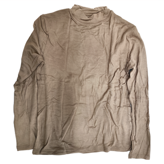 Amica 輕奢甜美中領羊絨蛋白內搭, 均碼, 栗色