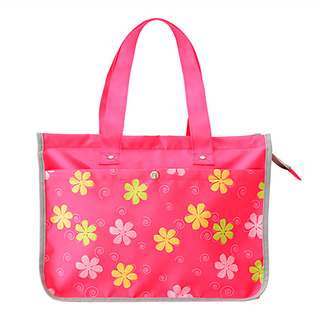 Kid2Youth 大將作 才藝袋 花朵圖案, 470 x 360 x 270mm, 粉色