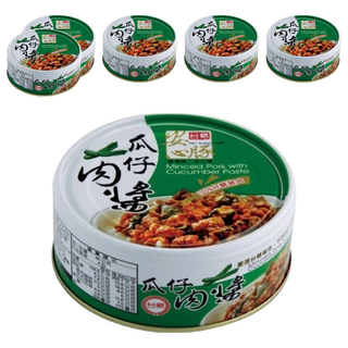 台糖 安心豚瓜仔肉醬, 100%台灣豬肉, 160g, 6罐