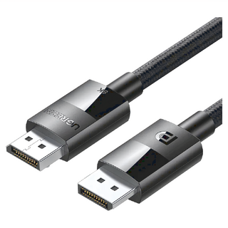 UGREEN 綠聯 DP1.4公對公連接線, 1.5m, 灰色 + 黑色, 1條