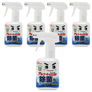 LEC 激落君 防菌電解水 砧板/刀具/食器/廚房冰箱/微波爐清潔 不含介面活性劑 日本製造, 320ml, 5瓶