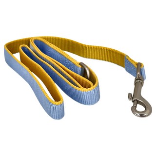 tails&me 尾巴與我 新經典 標準牽繩 寵物用, 水藍亮黃色, 1條
