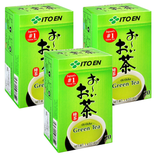 ITO EN 伊藤園 好喝綠茶包 Set 日本原裝進口 1.4oz(40g), 2g, 20包, 3盒