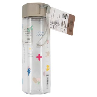 Green Bell 綠貝 童趣水壺-多增PC, 600ml, 瓶身PC聚碳酸酯, 多邊PC, 1個