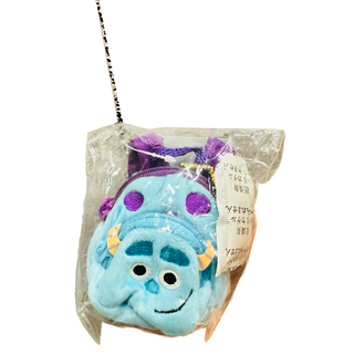 MONSTERS INC. 怪獸電力公司 簡約風可愛毛怪插圖後背包, 布魯藍色, 1個
