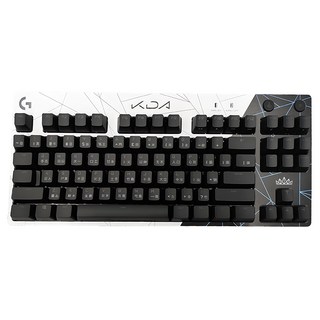 logitech G 羅技G Pro電競有線鍵盤, 黑+白, YU0039, GX茶軸