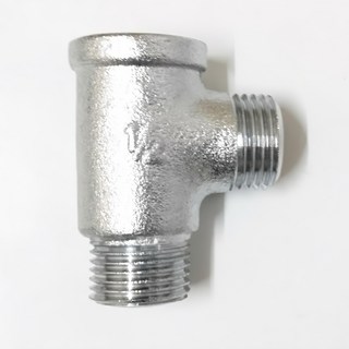 新多多小舖 PT三通(無通) 2個一組 - 水管接頭 輕鬆安裝 居家必備, 1入