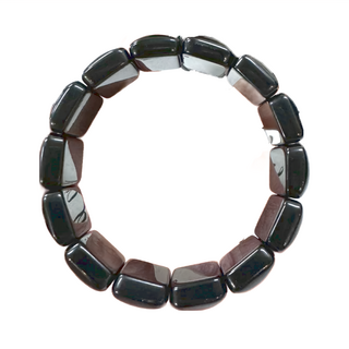 天然彩曜石手排 方型寬版 20mm, 款式隨機