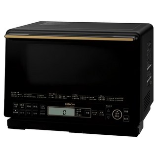 HITACHI 日立 過熱水蒸氣烘烤微波爐 黑色 31L，MROS800ATK
