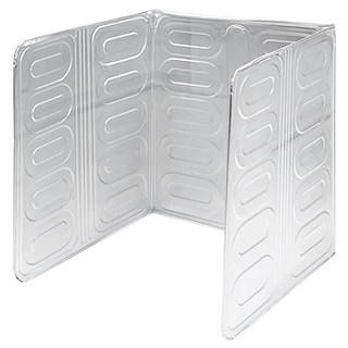 HIKARI 日光生活 防油汙鋁箔板 L802 廚房防油擋板 耐高溫可折疊, 銀色, 1個