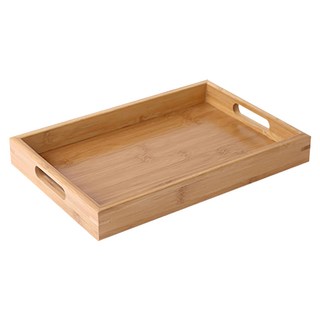 JOEKI 木頭方型托盤 竹製, 大38 x 25 x 3.5cm, 1個