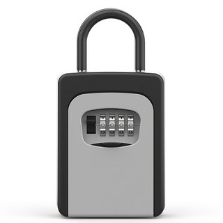 全金 密碼鎖防盜匙盒 掛置款 灰色, 1個