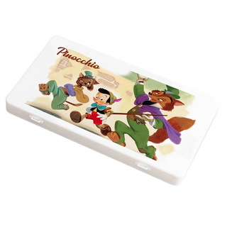 Disney 迪士尼 防疫口罩收納盒 DN0262 18.4 x 10.4 x 1.5cm, 小木偶與狐狸, 2個