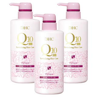 DHC Q10 豐盈深層修護洗髮精 台灣公司貨, 500ml, 3瓶