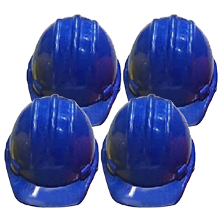 牛哥牌 安全帽, 工業用防護頭盔, 藍色, 4個, 單一尺寸