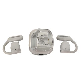 POWERRIDER S600 OWS 開放式舒感藍牙耳機, 800mAh充電倉, 16.2mm喇叭, Type-C充電接口, 白色