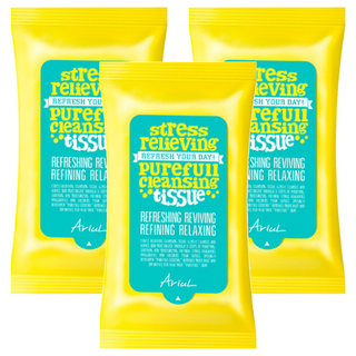 AriuL 艾藜兒 淨膚保濕卸妝潔顏濕巾 攜帶包, 15入, 3組