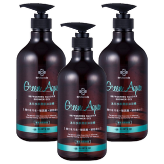 台塑生醫 Dr's Formula 冰川水丰潤肌沐浴精 碧泉清新, 800g, 3瓶