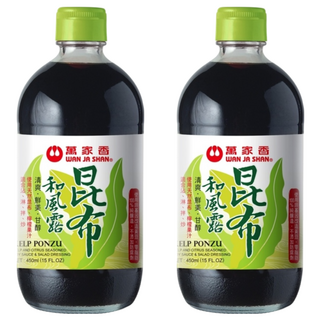 萬家香 昆布和風露 清爽鮮美甘醇 日式和風醬, 450ml, 2瓶