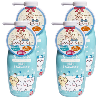 BANDAI 吉伊卡哇 二合一洗髮乳，弱酸性, 300ml, 4瓶