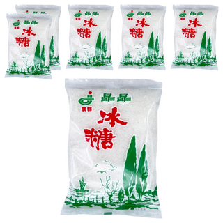 展群 晶晶冰糖，天然甜而不膩，適合咖啡、高級飲品、白木耳、蓮子、酸梅湯等, 360g, 6包