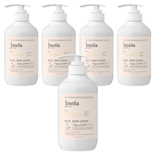 Jmella 法式漫舞香水身體乳液 青檸羅勒香 持久保濕 500ml, 5瓶