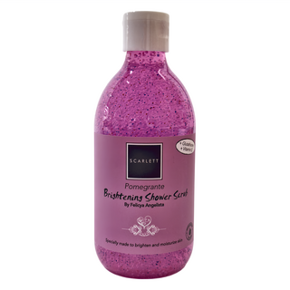 SCARLETT 石榴亮白磨砂沐浴乳 300ml，含谷胱甘肽 + 維生素E, 1瓶