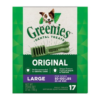 Greenies 健綠 潔牙骨 大型犬 22~45kg專用, 原味, 27oz, 1盒