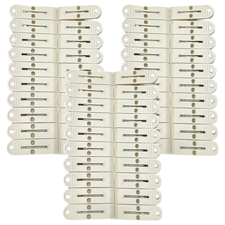 森活 強力晒衣夾, 聚丙烯材質, 電鍍彈簧, 20個入, 顏色隨機, 3組