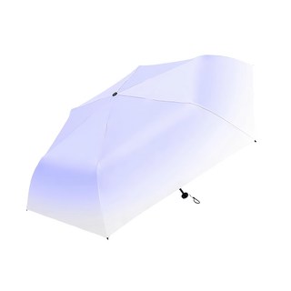 超輕量三折漸層隨身傘 1-2人適用 環保ABS手柄 高密度碰擊布+黑膠塗層 90x90x48cm 約172g