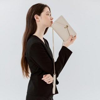 聖斯科特 Lara 迷你斜背包, 奶油色