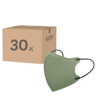 HAOFA 氣密型 N95 立體醫療口罩 S, 煙霧綠, 30片, 1組