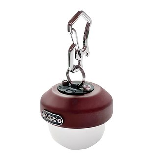 LifeShopping 復古露營背包燈, 紅色, 1個