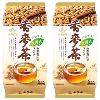 永發茗茶 免濾香麥茶, 澳洲大麥, 冷熱皆宜, 40g, 6包, 2袋