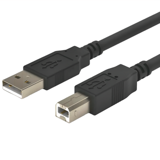 POLYWELL USB2.0 USB-A公 To USB-B公 傳輸線 黑色 3m 1條 PW15-W45-M653 1條 3m 黑色