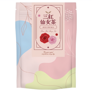 CHILL 愛吃 三紅仙女茶 無咖啡因, 10包, 3g, 1袋