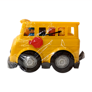 battat toys 科育感統玩具 樂波島 早點名校車, 1組, 28 x 16 x 18cm