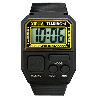 感恩使者 XINJIA 語音報時手錶 鬧鐘提醒, 矩形