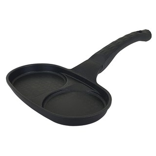 LOVE SONG IH電磁爐適用 兩格煎蛋鍋, 23cm, 1個