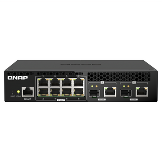 QNAP 威聯通 L2 Web 管理型交換器, 1個, QSW-M2108R-2C