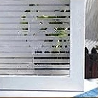 fioJa 防窺抗UV無膠玻璃靜電貼 45x300cm 防水 可重複貼, 45 x 300cm, 百葉窗