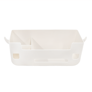 品屋 床邊收納掛籃, 優雅白, 1個