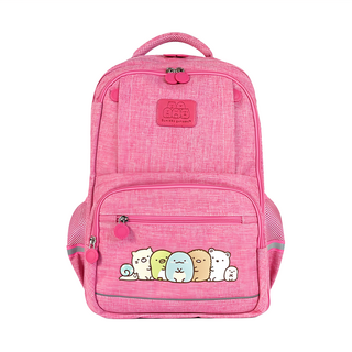 Sumikkogurashi 角落生物 小學多側開多隔層大童書包, 粉紅色, 47 x 30 x 12cm